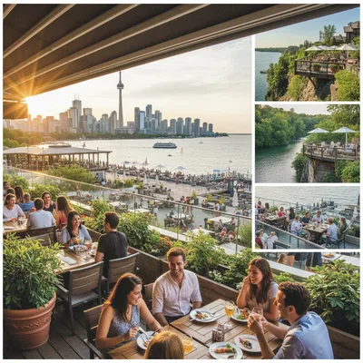 Rooftop and waterfront patios in Ontario showcase dining experiences for 2026.