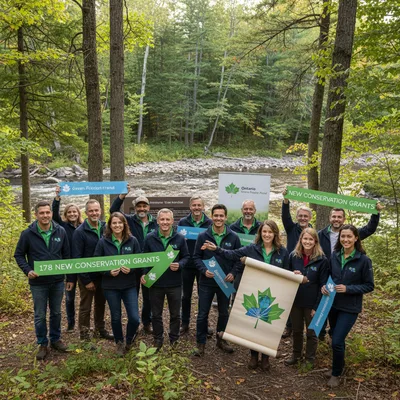 178 new conservation grants available for Ontario non-profits and small businesses for habitat protection and climate change initiatives.