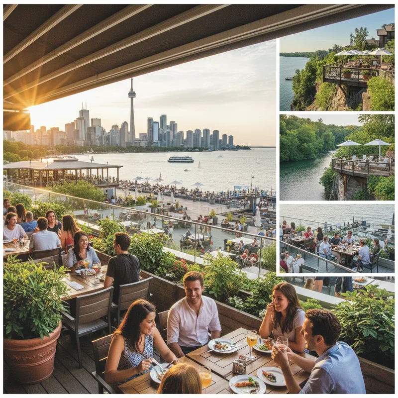 Rooftop and waterfront patios in Ontario showcase dining experiences for 2026.