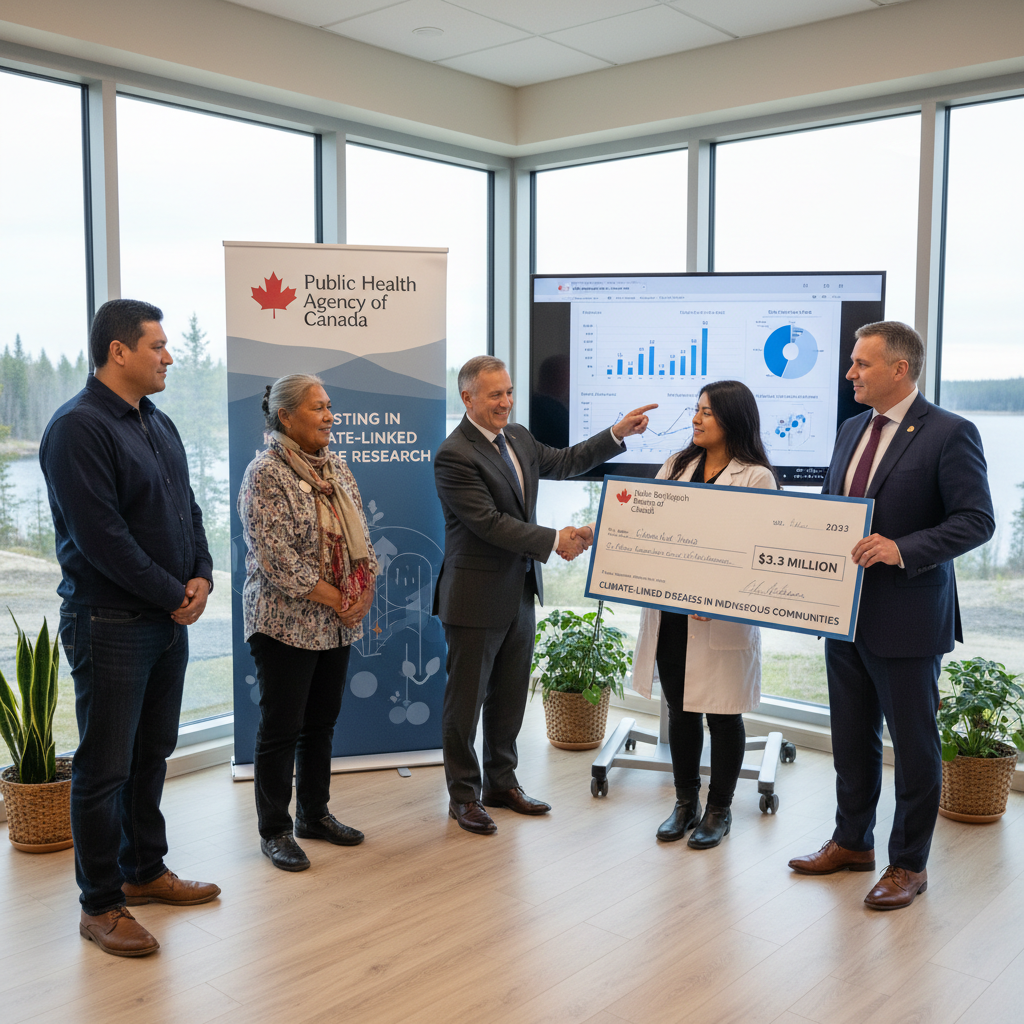 Public Health Agency of Canada funding healthcare projects for climate-sensitive infectious diseases.