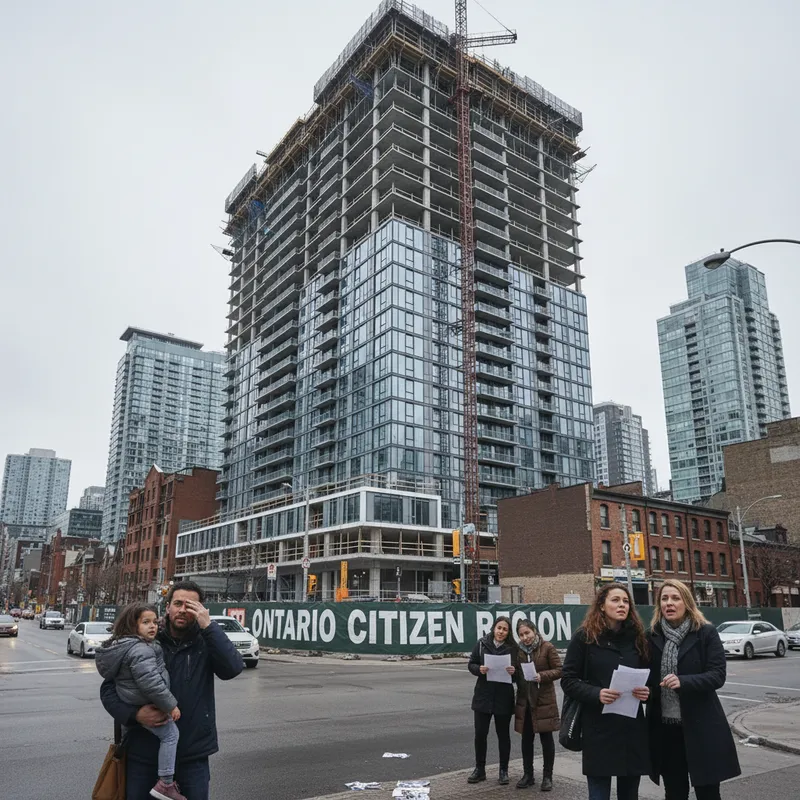 Downturn in Toronto condo market leaves pre-construction buyers facing financial ruin due to falling prices.